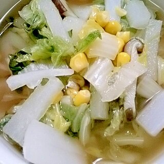 白菜&大根スープ